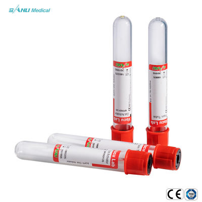 Beschikbare Steriele Klonteractivator Rode VacuümBloedonderzoekbuis 13*75/13*100*16*100