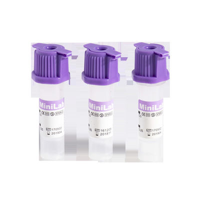 K2EDTA medische van de Micro- Buis 8x45mm Bloedinzameling 0,25 0.5ml