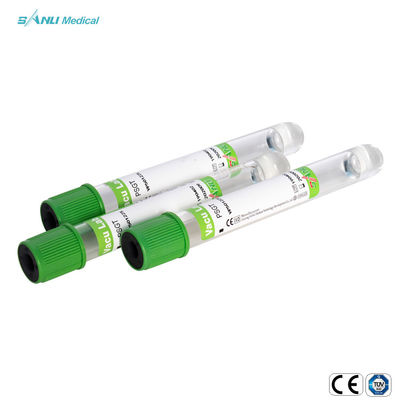Gel en Lithium Goedgekeurd Ce van de de Inzamelingsbuis van het Heparine Vacuümbloed