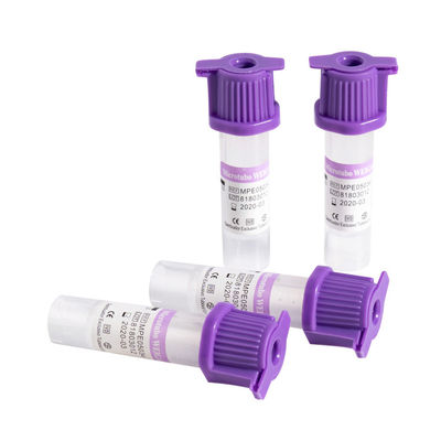 K2 van de Inzamelingsbuizen van het EDTA de Capillaire Bloed Lavendel Rubberglb