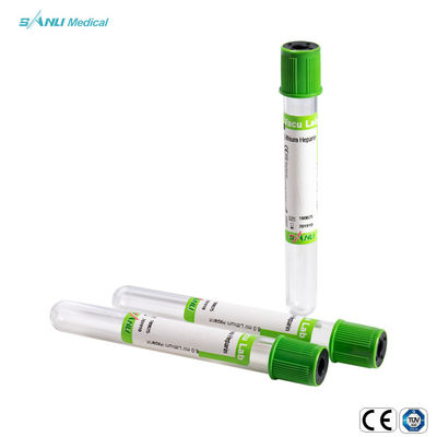 Beschikbare de Heparine2ml Groene Buis van het Glaslithium voor Bloedinzameling