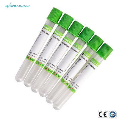 Beschikbare de Heparine2ml Groene Buis van het Glaslithium voor Bloedinzameling