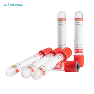 Wegwerp Rode Top Vacuüm Verzamelbuizen PET Stolsel Activator Buis CE