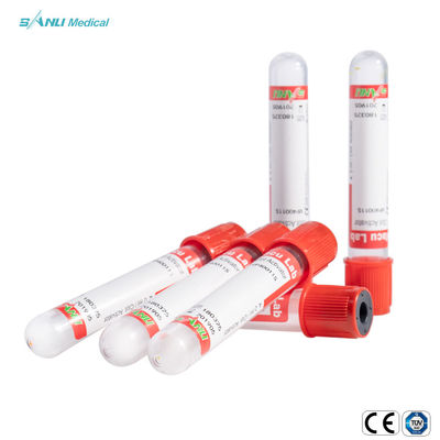 Wegwerp Rode Top Vacuüm Verzamelbuizen PET Stolsel Activator Buis CE