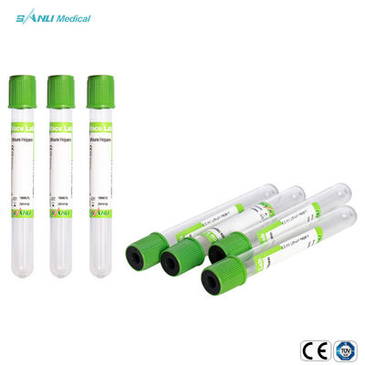 Wegwerp bloedafname Green Top Heparine Tube CE