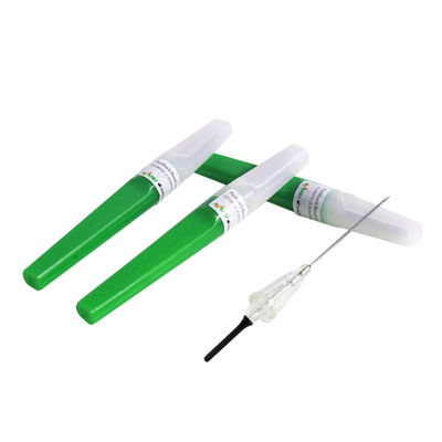 11/4“ van de de Naaldenflash-back van de Bloedinzameling de Vacuüm Groene Kleur 21G 0.8x31mm