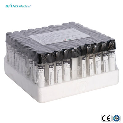 13x75mm de Vacuümbuizen ESR van de Bloedinzameling met 0.129mol/L-Natriumcitraat