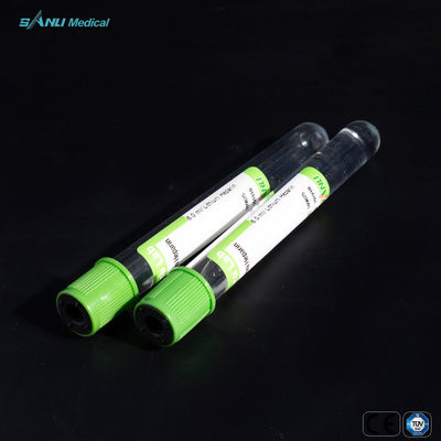 13x100mm Plastic van het de Buizen Groen Hoogste Lithium van de Bloedinzameling de Heparineadditief