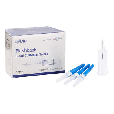 De veelvoudige Naald van de het Bloedinzameling van de Flash-backnaald 23G Blauwe Beschikbare