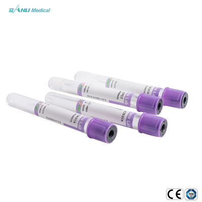 Het Ce Goedgekeurde van de Inzamelingsbuizen van het Glasbloed EDTA K3 13x75mm voor Hematologiebepaling