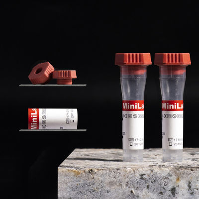 Klonteractivator de Capillaire Buizen Rood Rubberglb 8x45mm van de Bloedinzameling