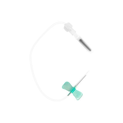 ISO9001 Groene de Vlinder Gevleugelde Infusie Vastgestelde 21G van vlindernaalden 21G