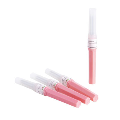 Roze 18G 1.2x25mm Wegwerpproduct van de de Naalden het Multisteekproef van de Bloedinzameling