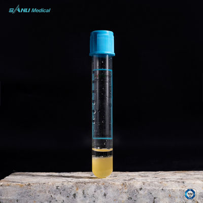 De Reageerbuis 10ML van plaatjerich plasma PRP met Natriumcitraat 3,2% Gel