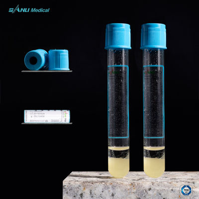 De Reageerbuis 10ML van plaatjerich plasma PRP met Natriumcitraat 3,2% Gel