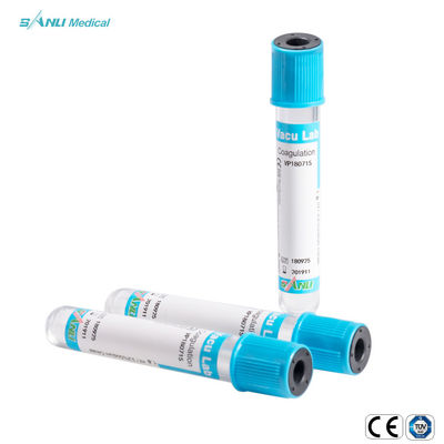 10ml medisch Vacuüm de Buis Beschikbaar Ce 13x75mm van het CoagulatieBloedonderzoek