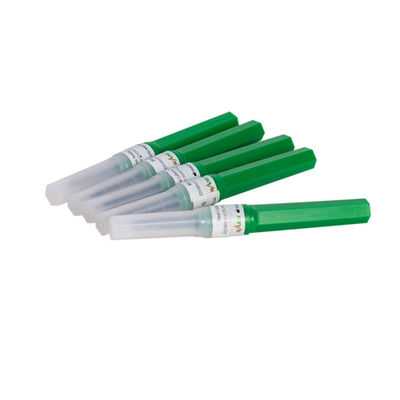 Beschikbare Steriele Multi de Inzamelingsnaald 22G van het Steekproefbloed 1 Duim Groene Kleur