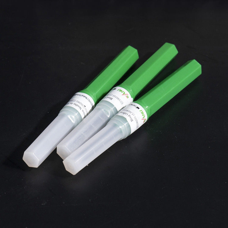 11/4“ van de de Naaldenflash-back van de Bloedinzameling de Vacuüm Groene Kleur 21G 0.8x31mm