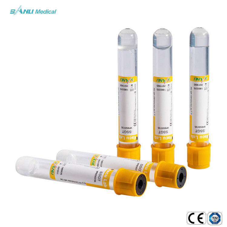 Van de het Bloedinzameling van SSGT Plastic de Buizengel en Klonteractivator Buis voor serumscheiding